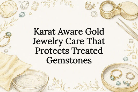 Karat Aware Gold Jewelry Care That Protects Treated Gemstones - Antonio Guzzo Fine Jewelry