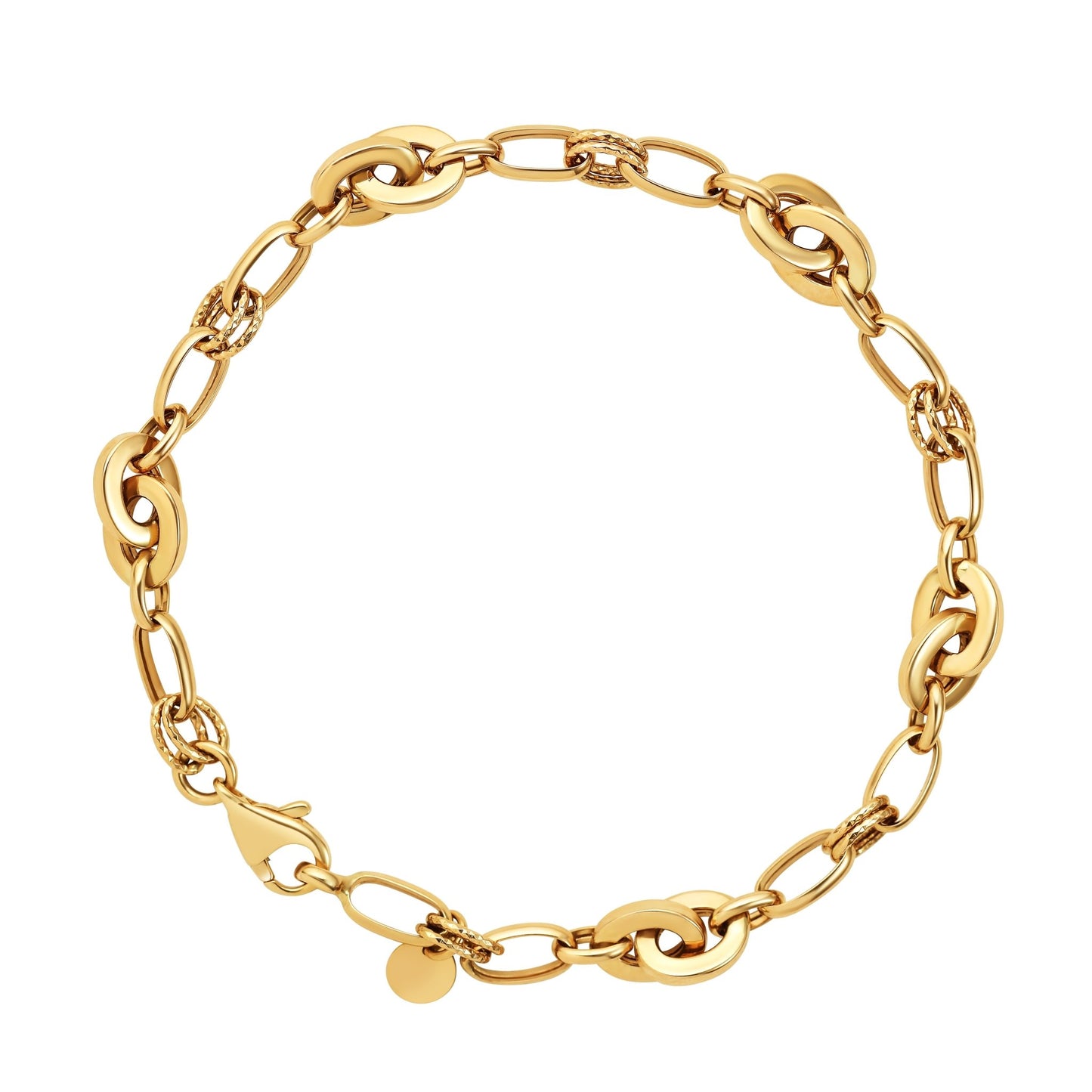 Luxurious Gold Link Bracelet, Antonio Guzzo