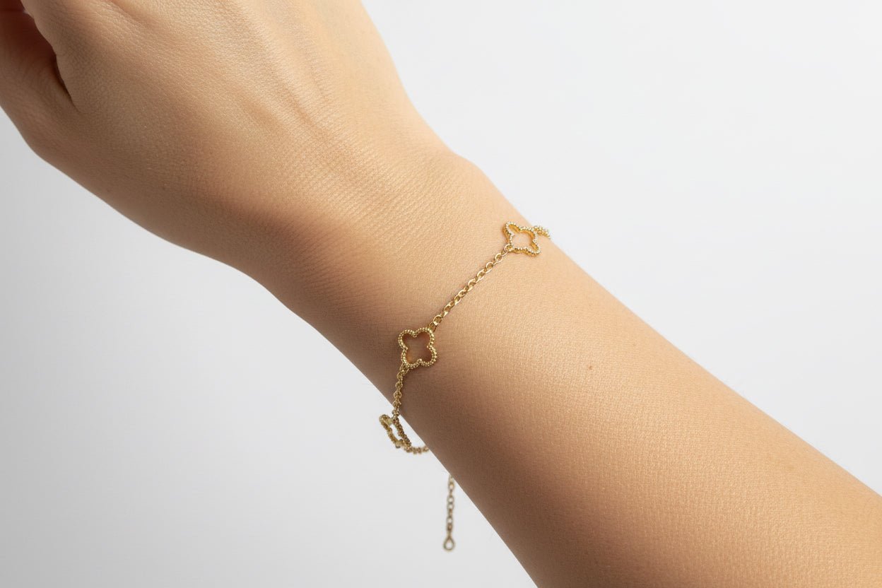 18 Karat Yellow Gold Women's Motif Bracelet - Antonio Guzzo Fine Jewelry