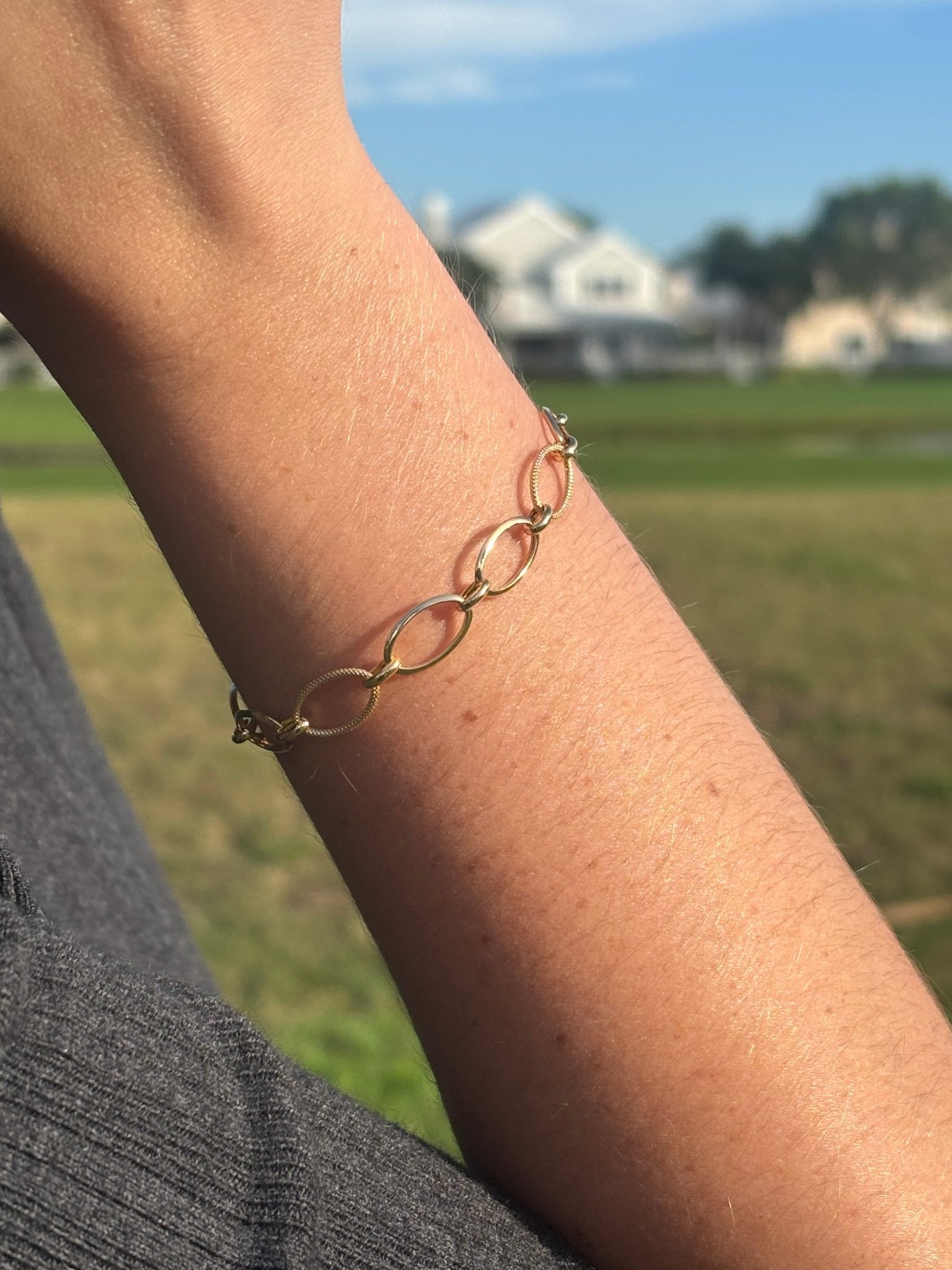 18K Beautiful Elegant Link Bracelet - Antonio Guzzo Fine Jewelry