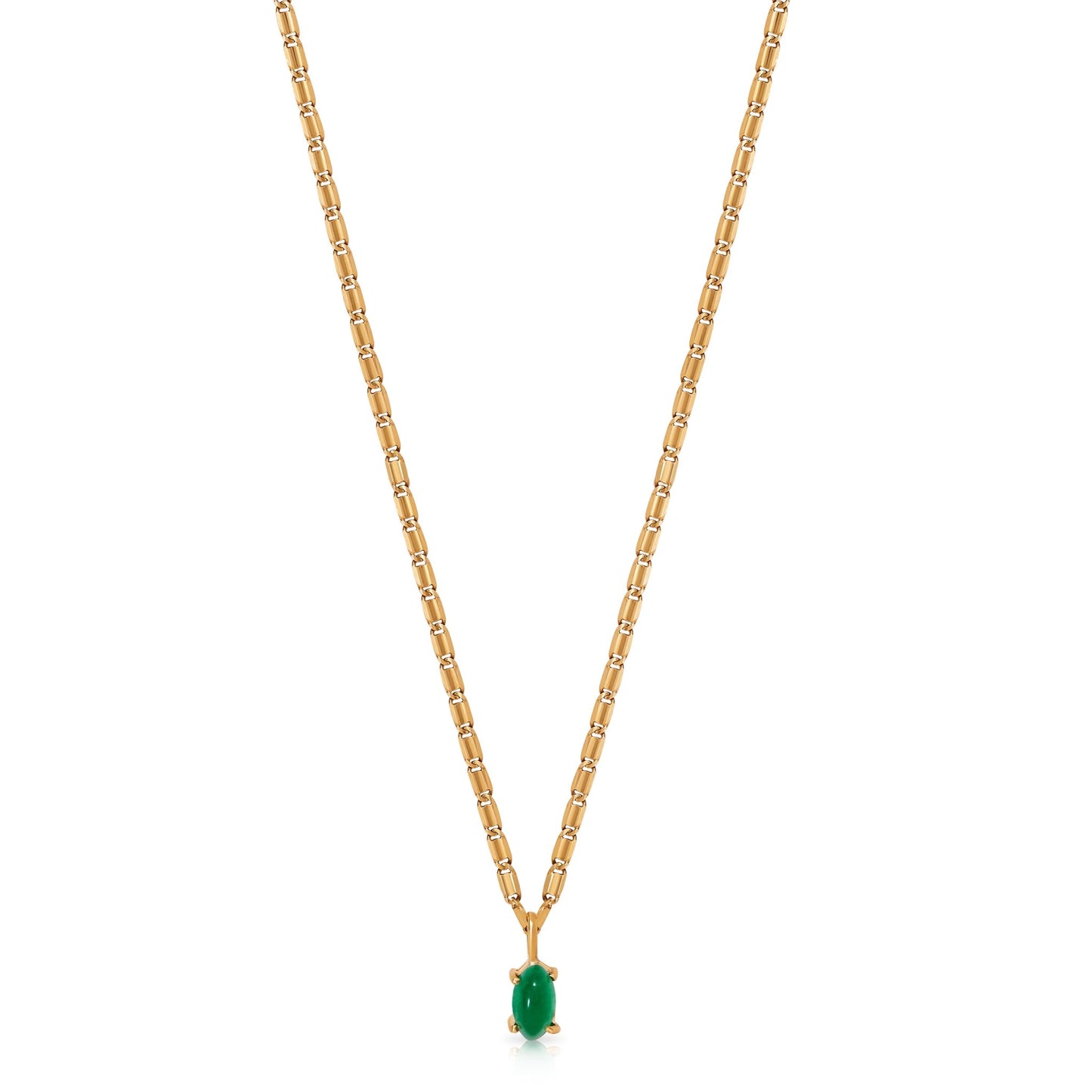 18k Emerald Pendant Necklace - Antonio Guzzo Fine Jewelry