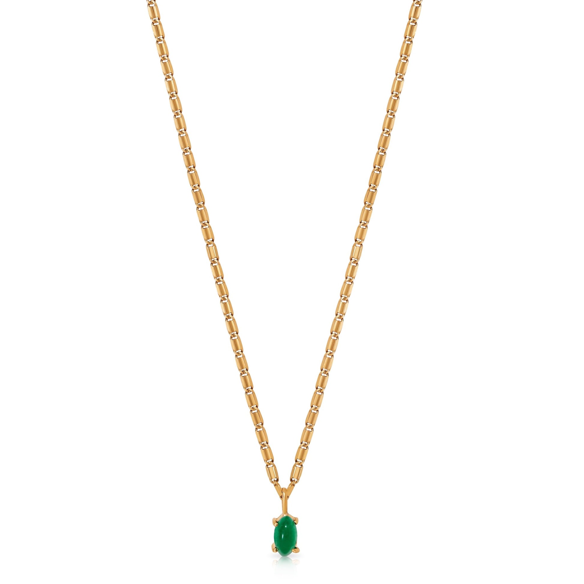 18k Emerald Pendant Necklace - Antonio Guzzo Fine Jewelry