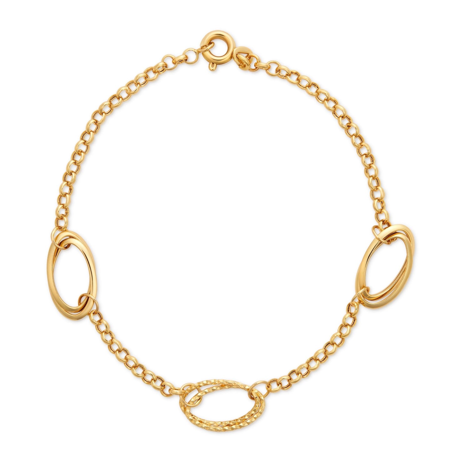 18K Gold Oval Link Bracelet By Antonio Guzzo Fine Jewelry - Antonio Guzzo Fine Jewelry18K Gold Oval Link Bracelet