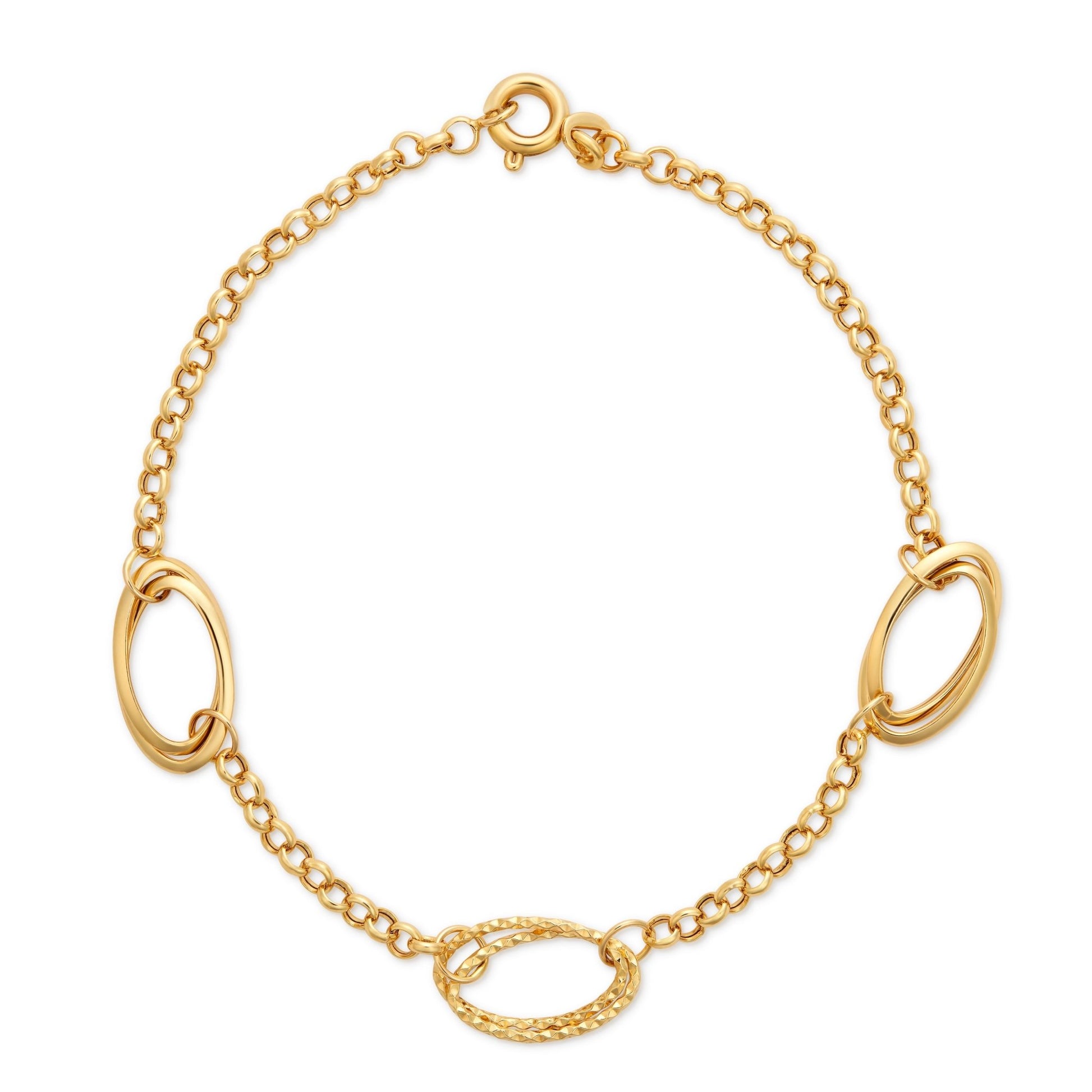 18K Gold Oval Link Bracelet By Antonio Guzzo Fine Jewelry - Antonio Guzzo Fine Jewelry18K Gold Oval Link Bracelet