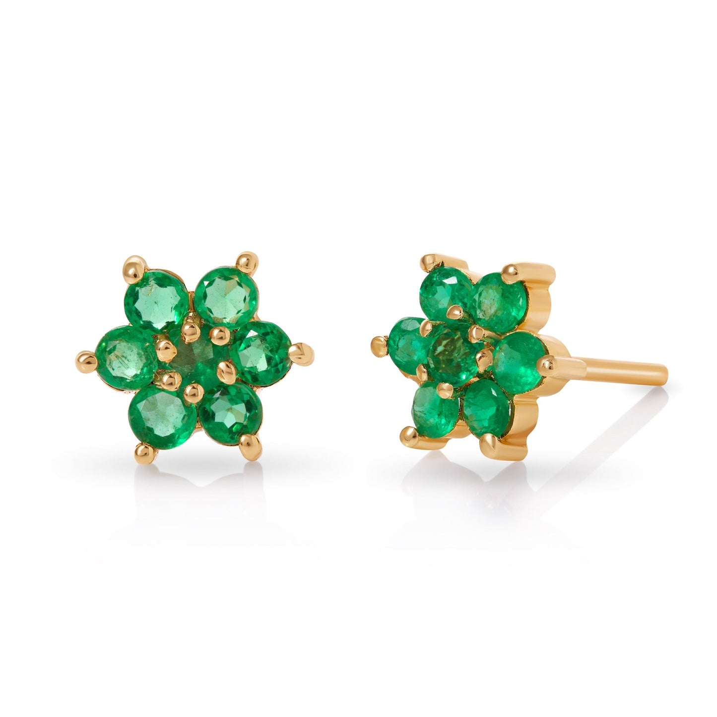 18k Natural Colombian Emerald Earrings - Antonio Guzzo Fine Jewelry