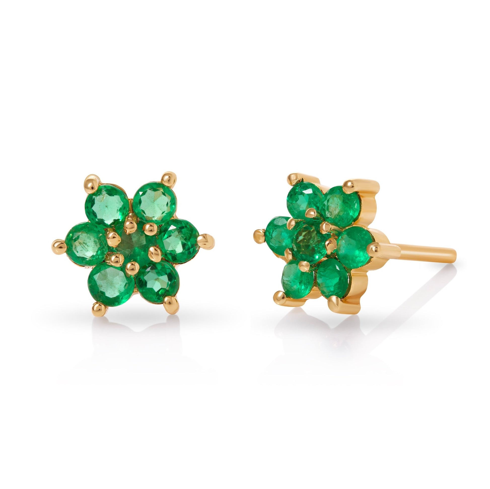 18k Natural Colombian Emerald Earrings - Antonio Guzzo Fine Jewelry