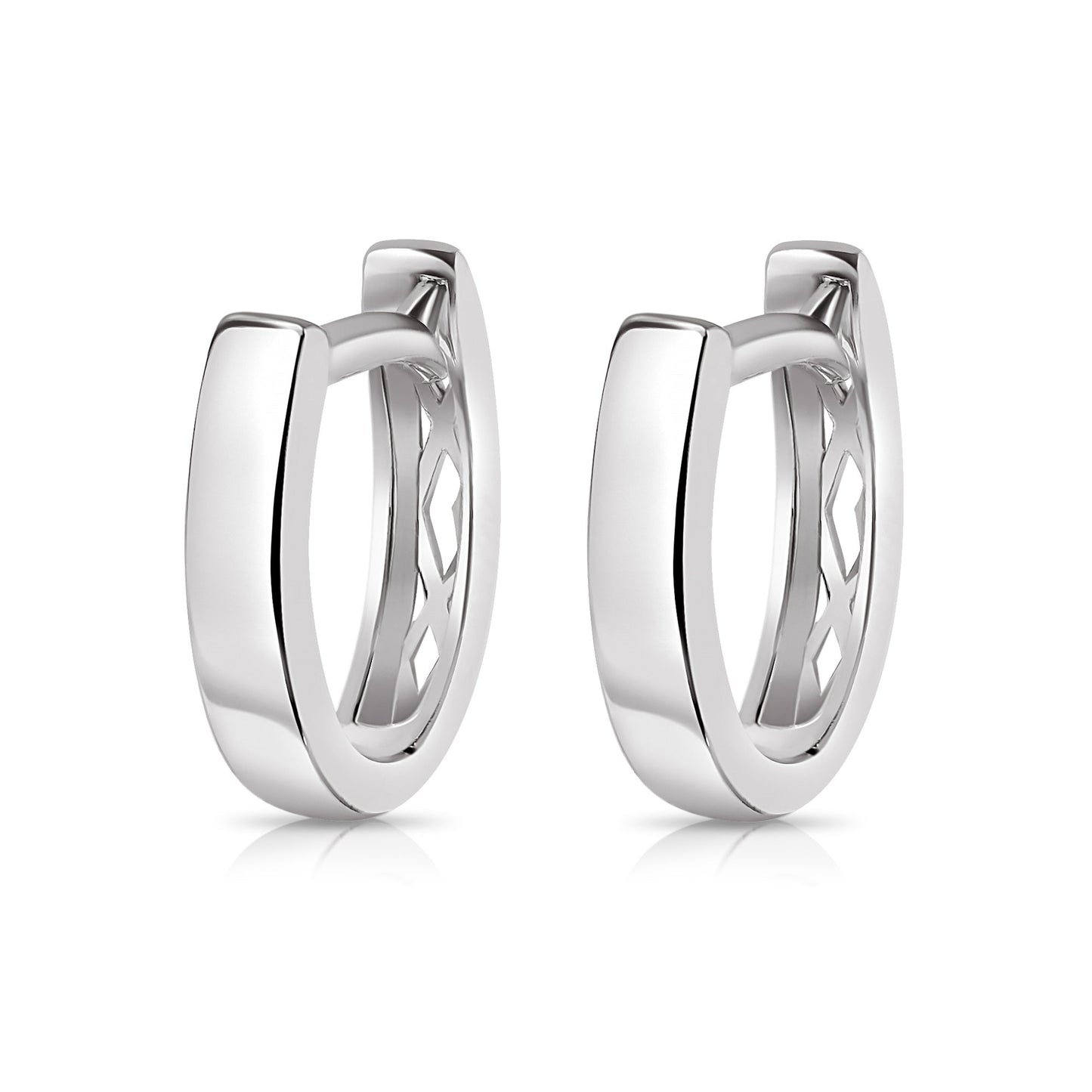 18K White Gold Hoop Earrings - Antonio Guzzo Fine Jewelry