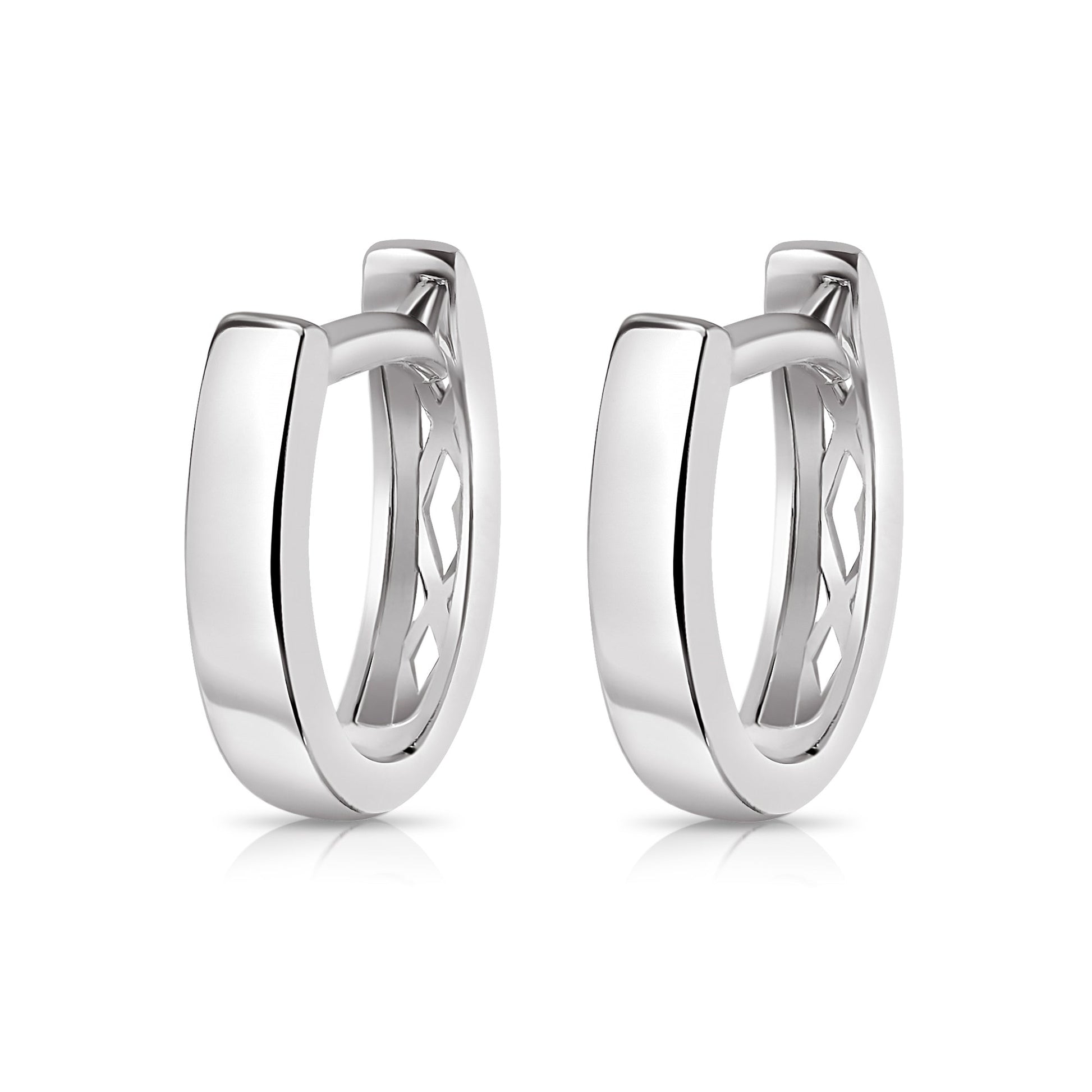 18K White Gold Hoop Earrings - Antonio Guzzo Fine Jewelry